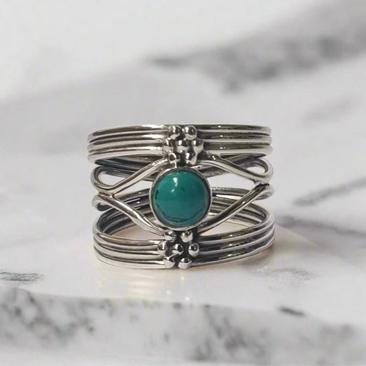 Sterling Silver Turquoise Ring