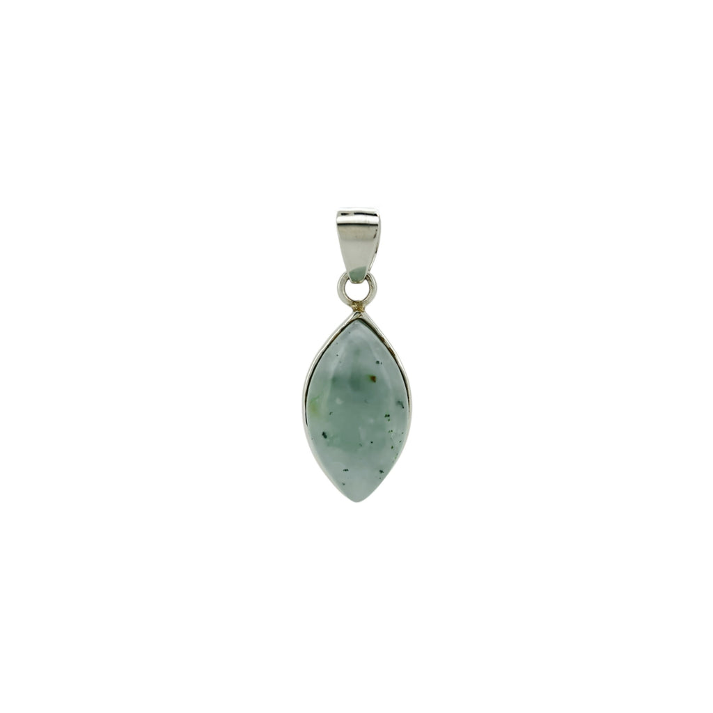 Aquamarine Cabochon Cat Eye Pendant