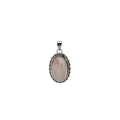 Rose Quartz Cabochon Oval Pendant II