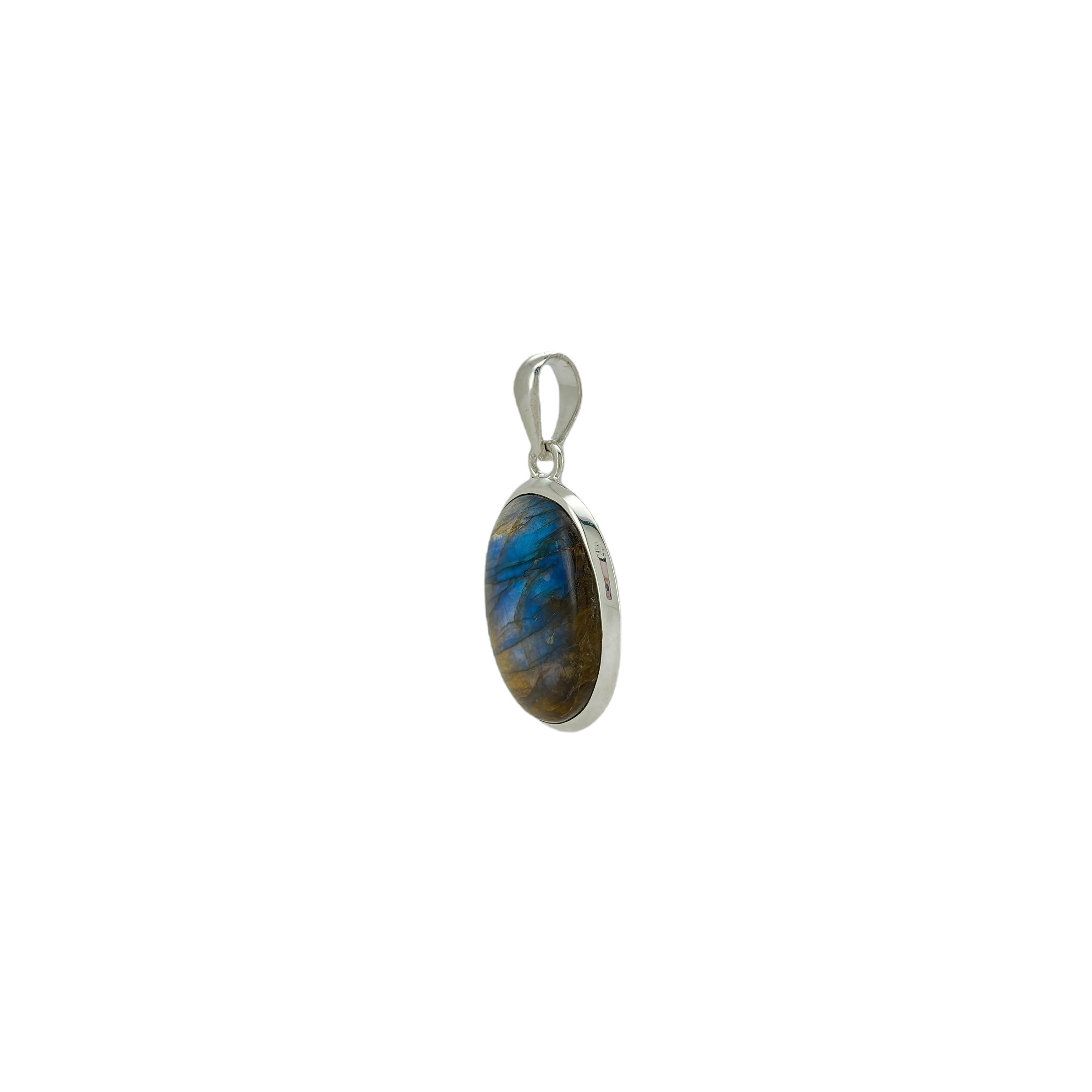 Labradorite Cabochon Oval Pendant II