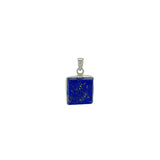 Lapis Lazuli Cabochon Square Pendant II