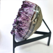 Uruguayan Large Heart-Shaped Amethyst Geode