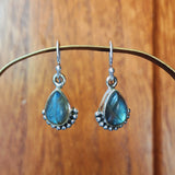 Labradorite Teardrop Detail Earrings