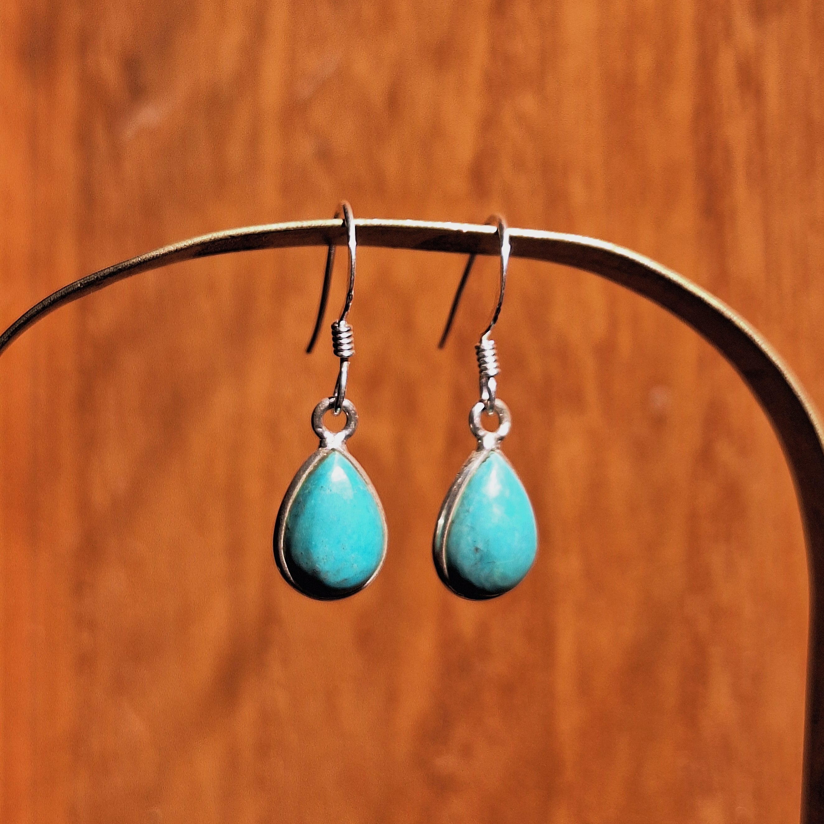 Turquoise Teardrop Earrings