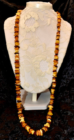 Tricoloured Amber Necklace