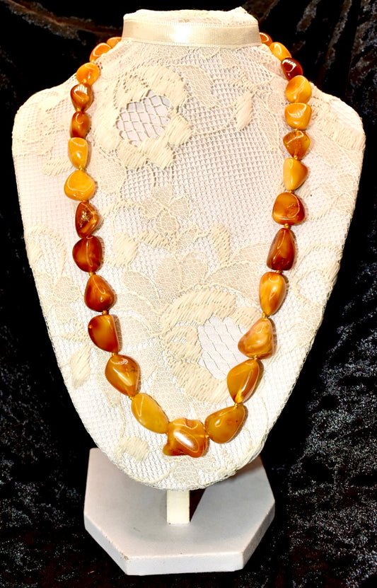 Free Form Amber Necklace