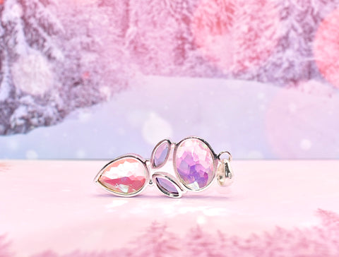 Aura Quartz & Amethyst Pendant