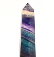 Banded Flourite Crystal Point
