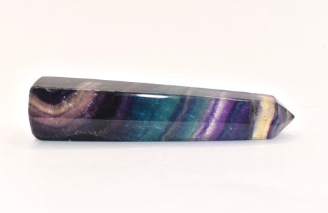 Banded Flourite Crystal Point