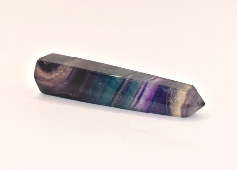 Banded Flourite Crystal Point