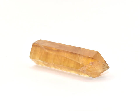 Golden Flourite Crystal Point