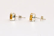 Citrine Premium Gemstone Studs