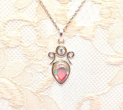 Aura Quartz Drop Pendant