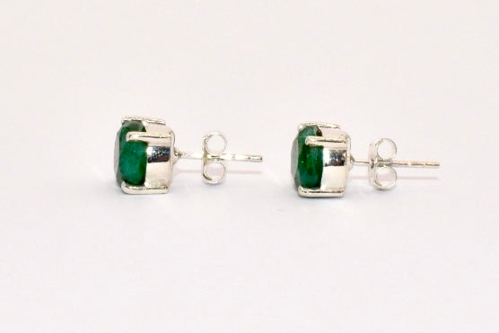 Emerald Premium Gemstone Studs