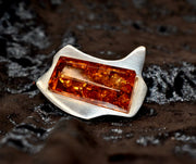 Amber Brooch