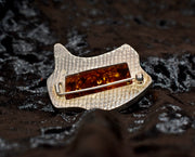 Amber Brooch