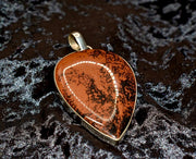 Mahogany Obsidian Statement Pendant