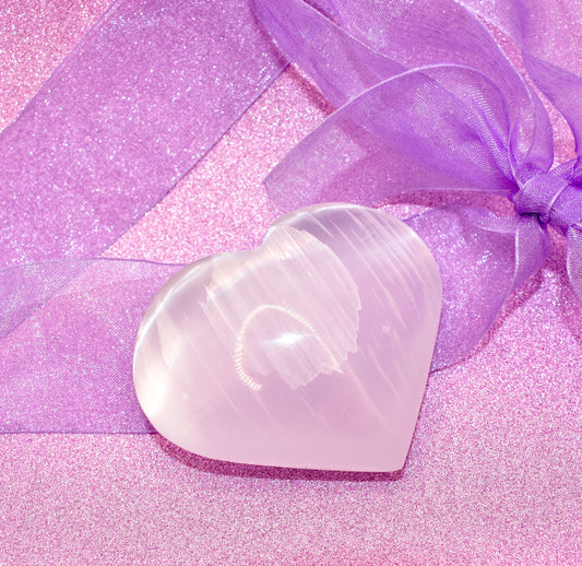 Selenite Heart