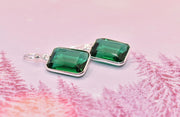 Green Siberian Quartz Earrings