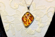 Free Form Amber Pendant