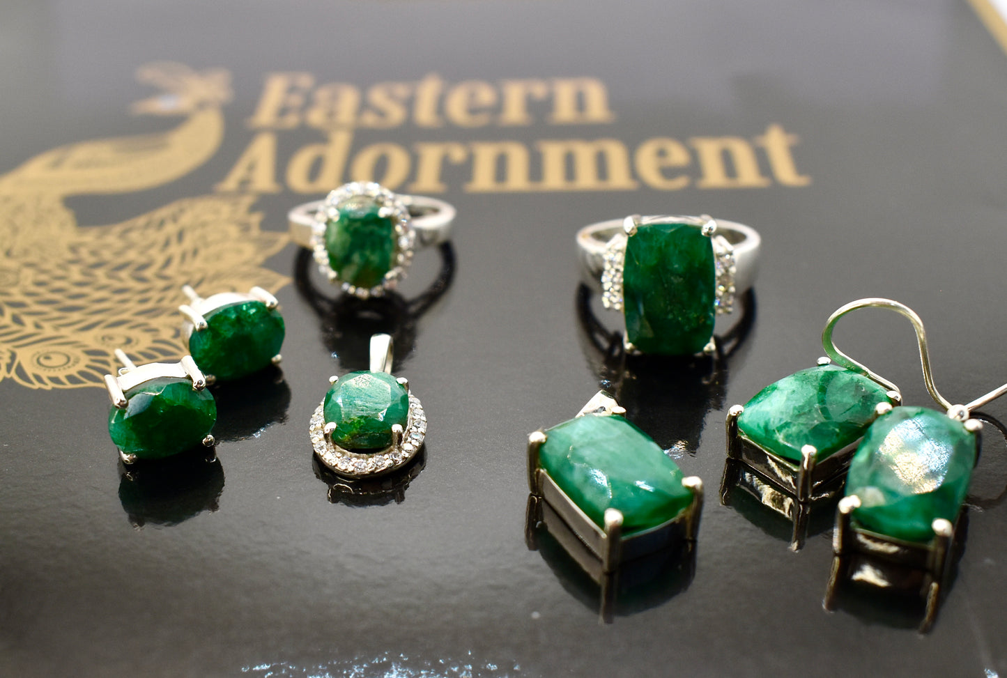 Emerald Premium Gemstone Oval Ring