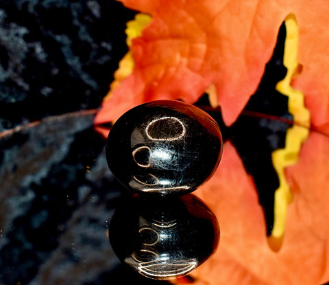 Obsidian Palm Stone