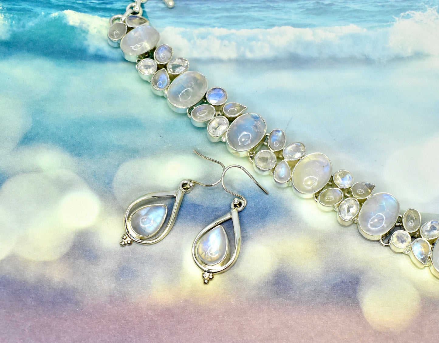 Moonstone Statement Bracelet