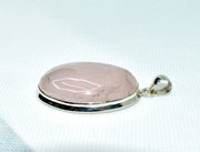 Rose Quartz Oval Pendant