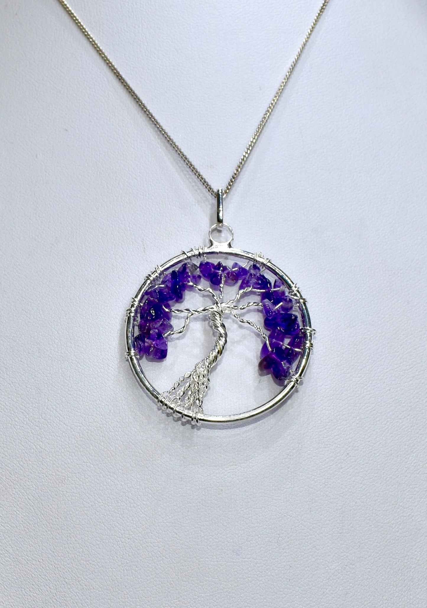 Amethyst Tree of Life Pendant