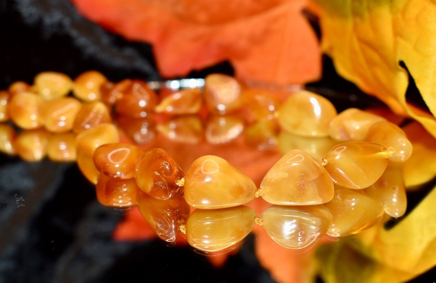 Free Form Amber Necklace
