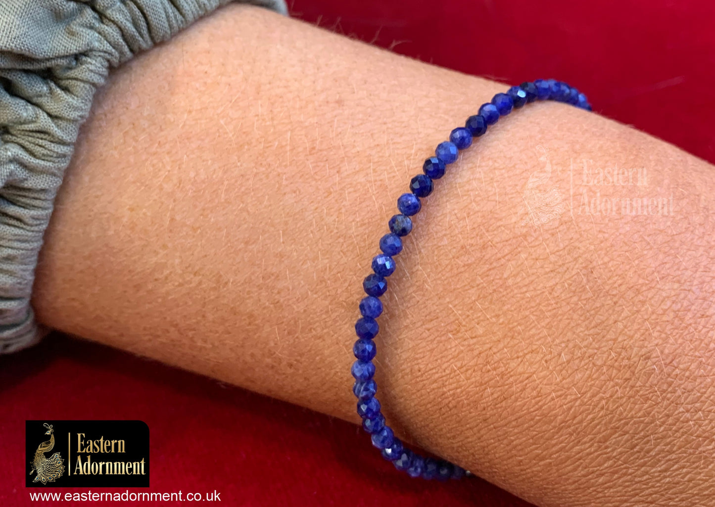 Lapis Lazuli Crystal Bead Bracelet