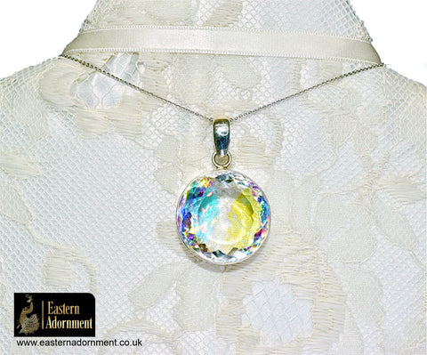 Angel Aura Quartz Pendant
