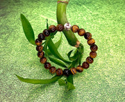 Golden Tiger's Eye Crystal Bead Bracelet