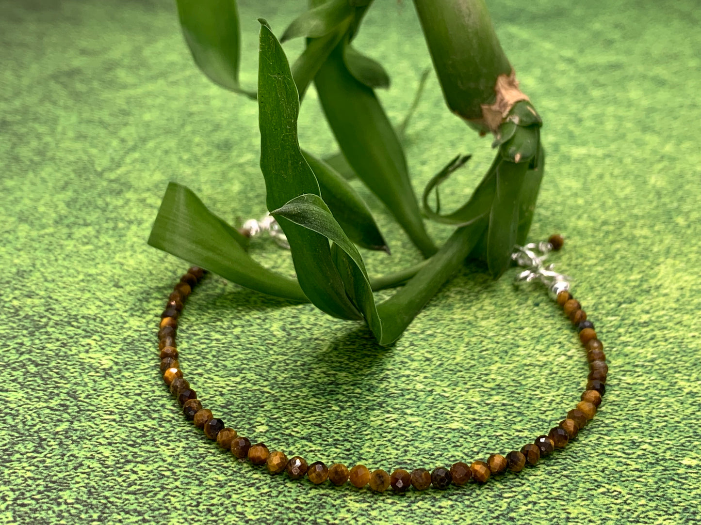 Golden Tiger's Eye Micro Cut Bead Bracelet