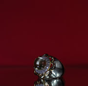 Yellow Topaz Flower Ring