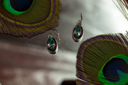 Mystic Topaz Oval Drop Earrings