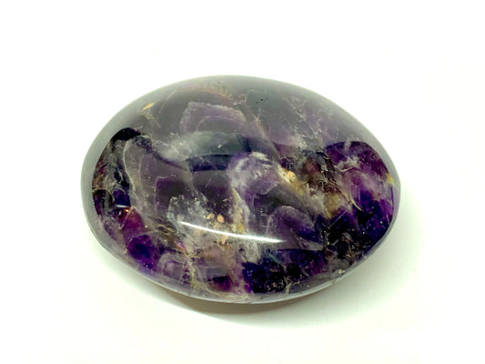 Deep Purple Chevron Amethyst Cabochon Crystal