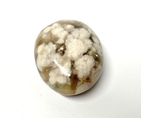 Flower Agate Cabochon Crystal