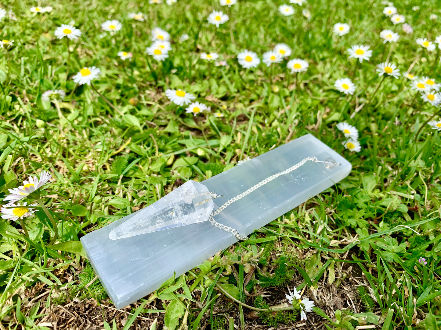 Clear Quartz Pendulum