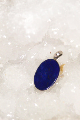 Lapis Lazuli Oval Polished Pendant